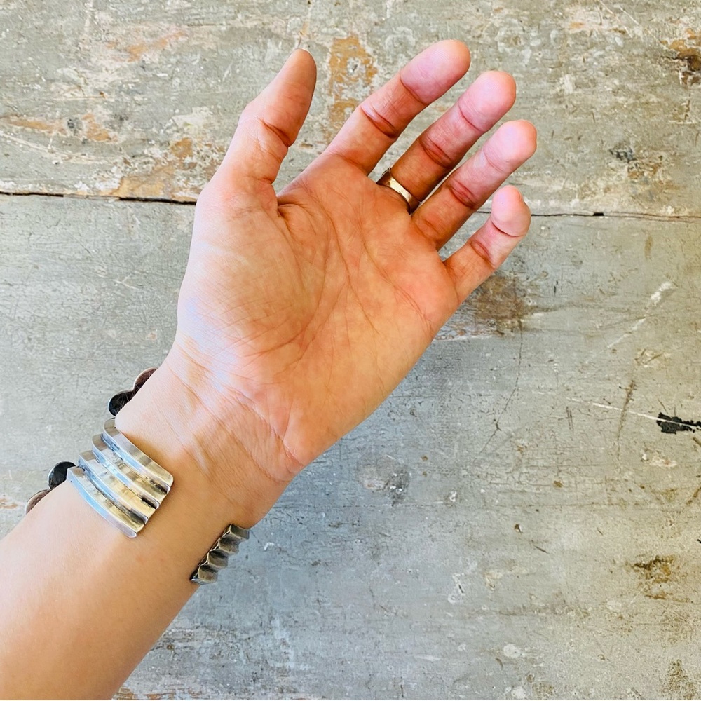 Artisan Sterling Silver Statement Ring - image 4